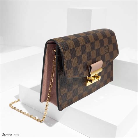 louis vuitton croisette damier ebene replica|louis vuitton croisette chain wallet.